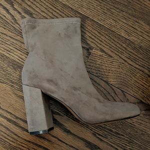 BCBGeneration Suede Booties, Size 8.5